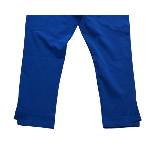 Cherokee Euphoria MidRise Tapered Leg Royal Blue Medical Scrub Pants L NWT - Picture 3 of 7